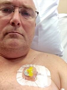 It wouldn't return blood, so they couldn't start chemo