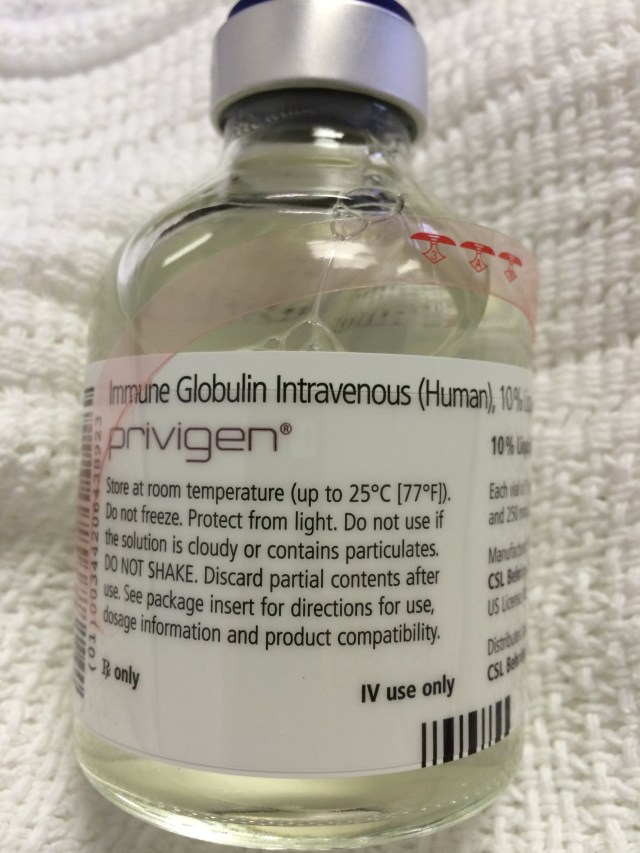 Clear bubbly stuff that gives my immune system a boost