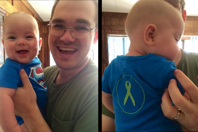 I took care of Logan in the NICU. He's my youngest supporter right now!