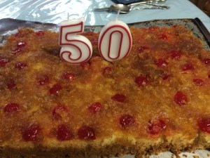 Pineapple Upside Down Cake! Delicious.