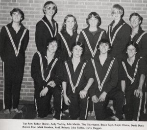 I cannot believe I was that skinny once! The beginning of Julie and my misadventures....