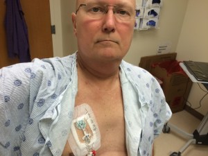 Preparing to have my catheter removed